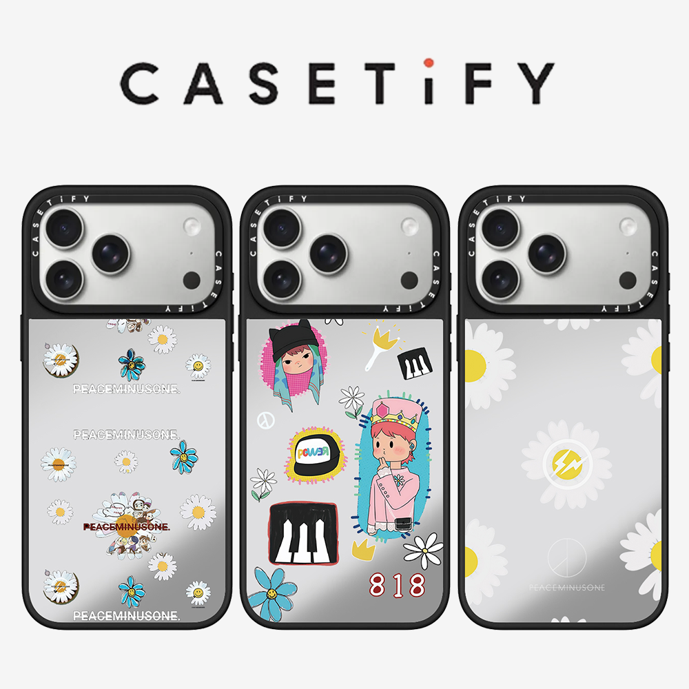 Peat Pellet Tray - CASETiFY PEACEMINUSONE 데이지 시리즈 아이폰 13