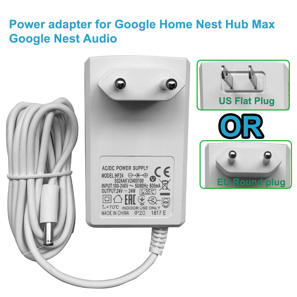 구글 홈 네스트 허브 맥스용 24V 전원 어댑터, 구글 - Google Speaker Nest Audio 리뷰 및 가격